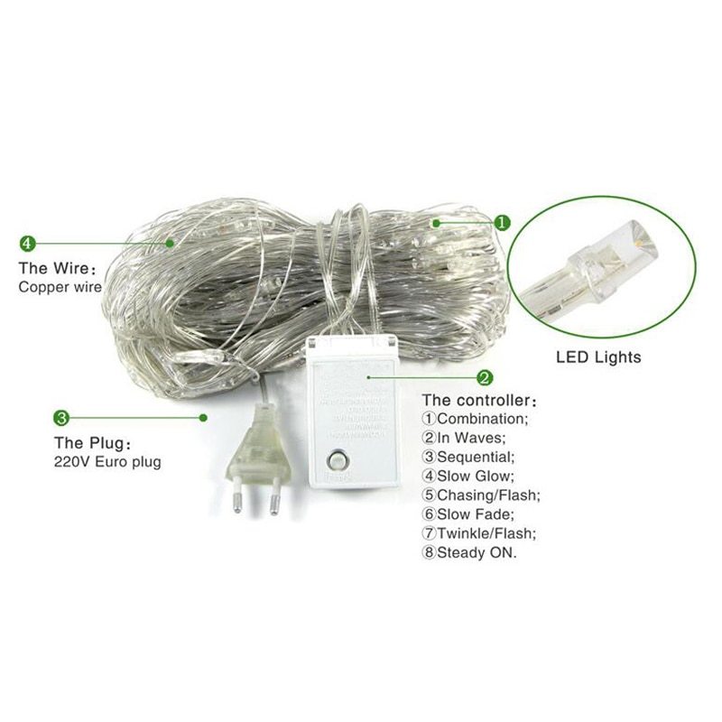 Christmas led lights string lights outdoor waterproof fishnet lights full of stars paved holiday lights wedding ins decorative lights Christmas led lights string lights outdoor waterproof fishnet lights full of stars paved holiday lights wedding ins decorative lights